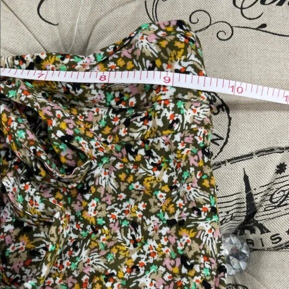 Love, Fire Tie Waist Floral Midi Skirt - Picture 10 of 15